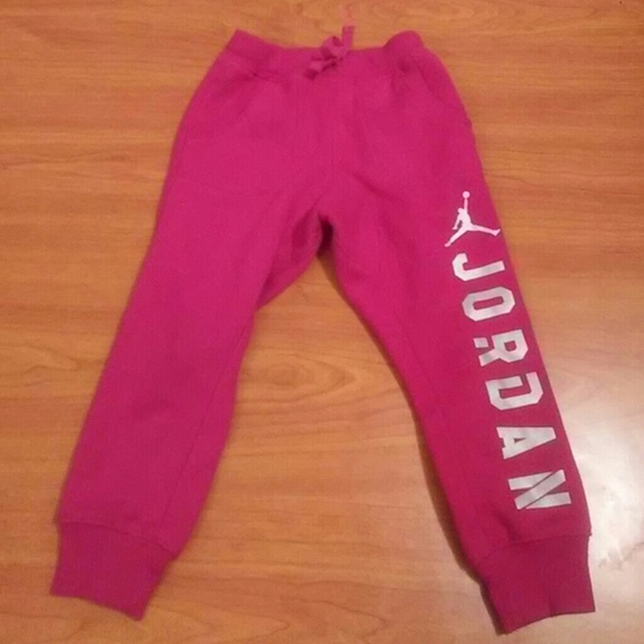 pink jordan sweatpants